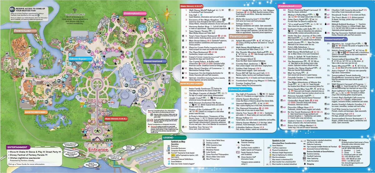 Disney World sulla mappa di Orlando