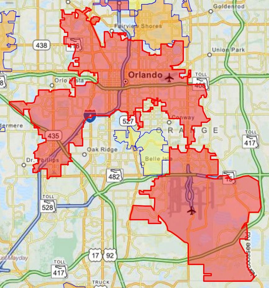 Orlando crimine mappa