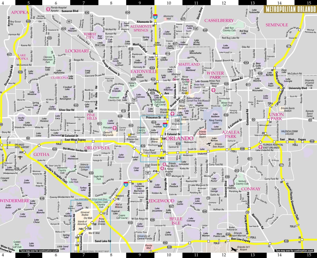 Orlando mappa
